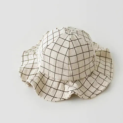 Baby beach hat with pink bow – ideal sun protection for girls in the USA