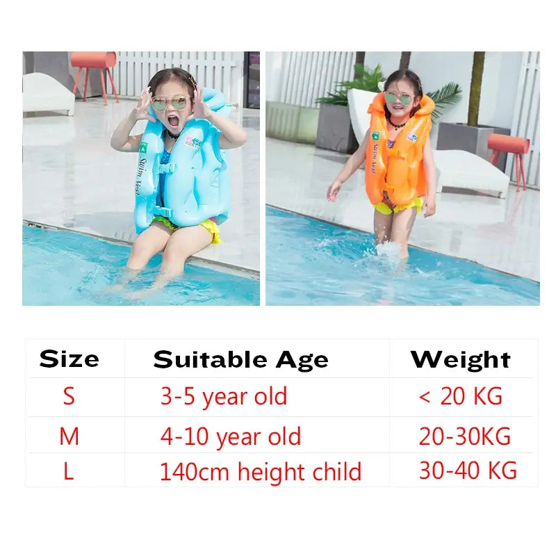 Baby swimming jacket with neck support for toddlers in Canada