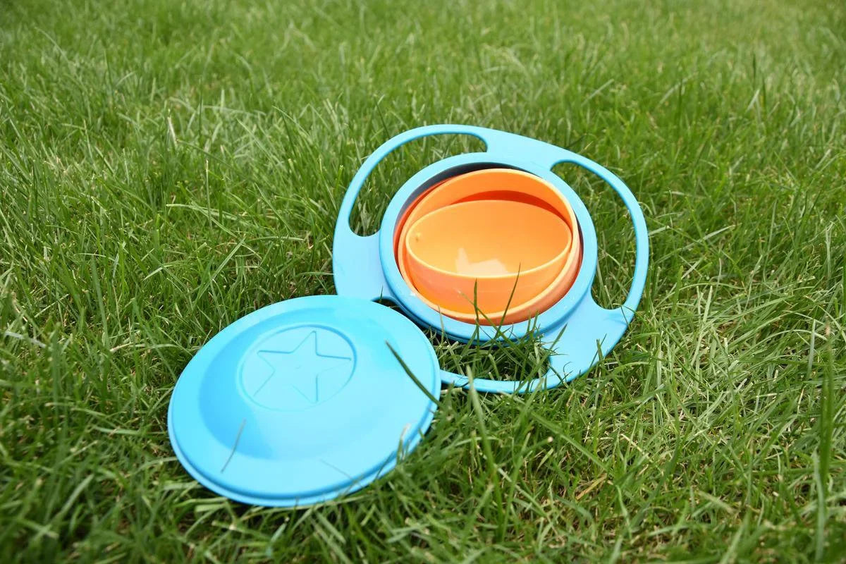 Microwave-safe baby dish with soft spoon – Shipped in Canada