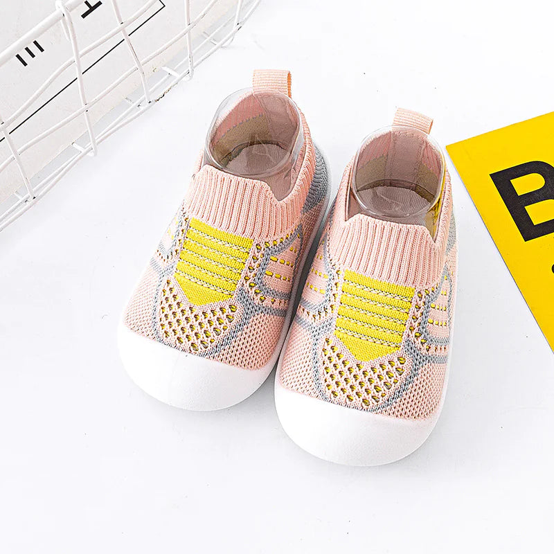 baby-shoes-Infant StepSecure Flexible Shoes with non-slip soles, lightweight design, and comfortable fit, ideal for supporting first steps and healthy foot development for boys and girls.-first-walks