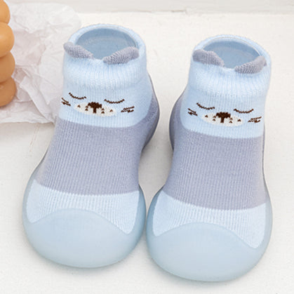 CuteSteps Unisex Baby Sneakers – Soft, flexible, and non-slip baby shoes with animal motifs for first steps