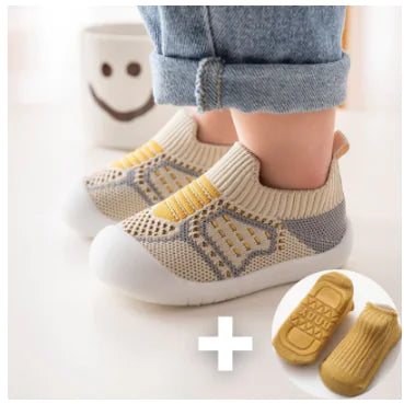 Infant StepSecure Flexible Shoes for toddlers with non-slip soles, lightweight construction, and comfortable fit, designed to support first steps and promote healthy foot development for both boys and girls.