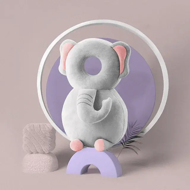 Soft infant head guard with backpack design – Canada