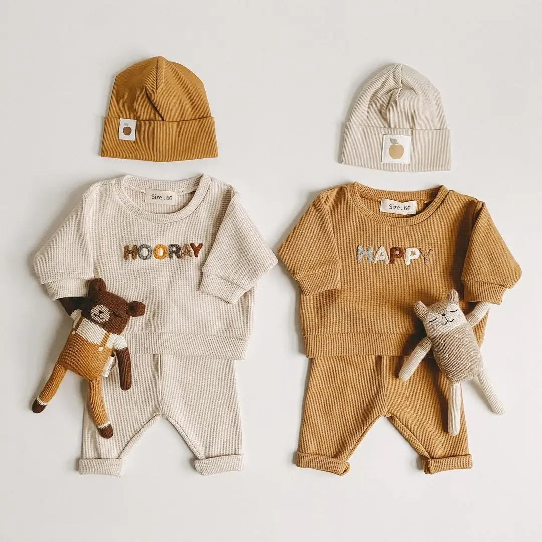 Spring Fashion Baby Clothes Set – 2-Piece Outfit for Boys and Girls, USA