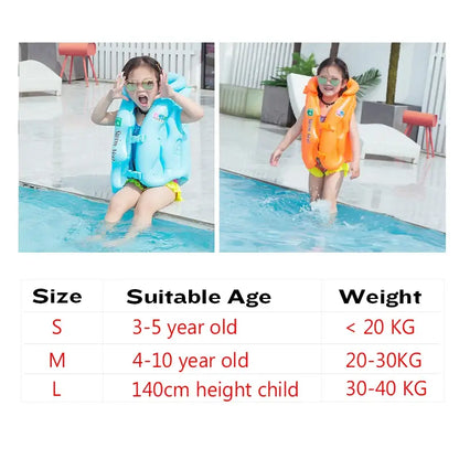 Baby swimming jacket with neck support for toddlers in Canada	