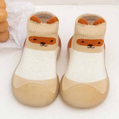 CuteSteps Unisex Baby Sneakers – Soft, flexible, and non-slip baby shoes with animal motifs for first steps