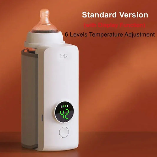 Rechargeable Baby Bottle Warmer front view showing design.


